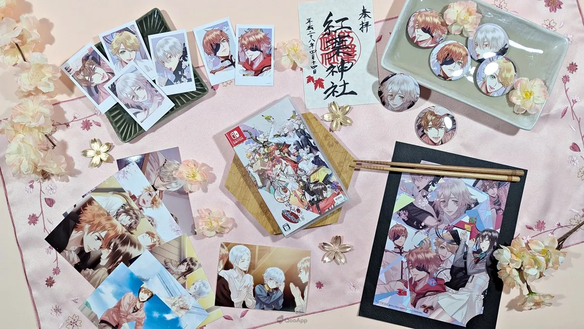 妖怪與美味飯菜的乙女遊戲《あやかしごはん》hoeny shop 限定豪華套組開箱分享🌸