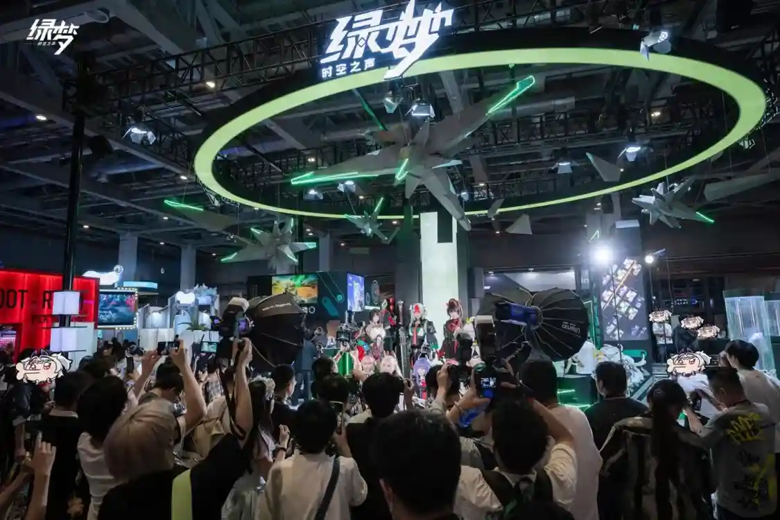 二次元ACT新游燃动BW2025《绿梦：时空之声》展台引爆试玩热潮