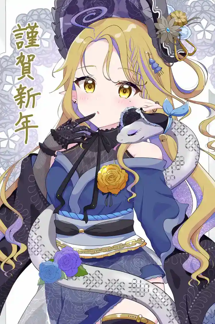 1737944328117043.jpg P站美图推荐——蛇年大吉