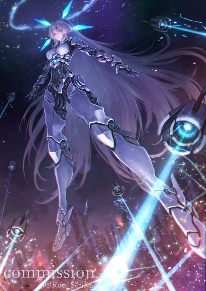 1744177516918861.jpg 每周P站美图推荐——机械少女特辑