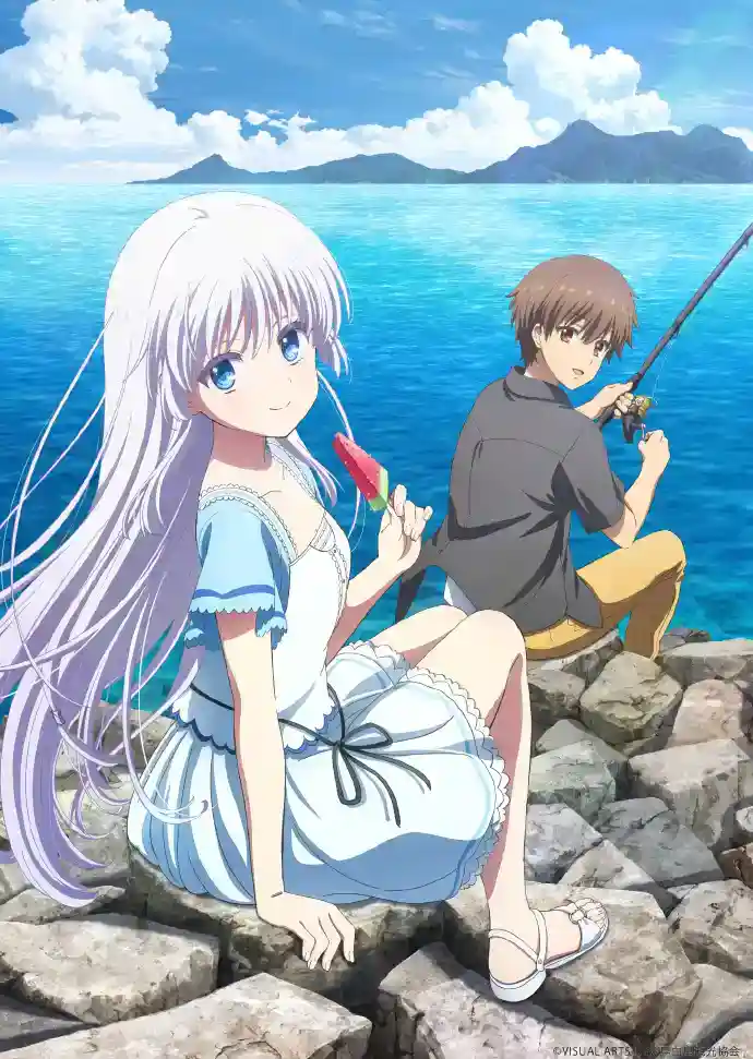 《Summer Pockets》公开“鸣濑白羽篇”视觉图，该作正在热播中！.jpg