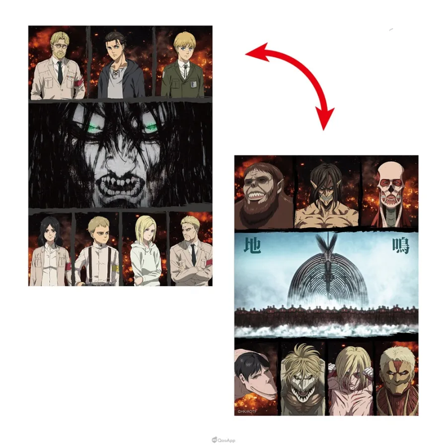 木棉花2025漫畫博覽會推出「迎戰無限城-鬼滅之刃 特設展區」!公開八大福袋、六重滿額贈等多項優惠福利 27 11 《進擊的巨人》A3尺寸3D光柵海報