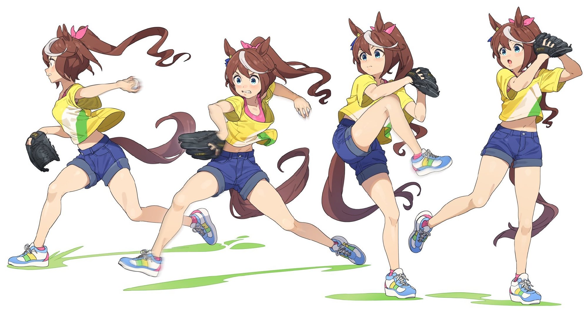 【P站画师】阳光马娘棒球场！画师かずえ的插画作品推荐