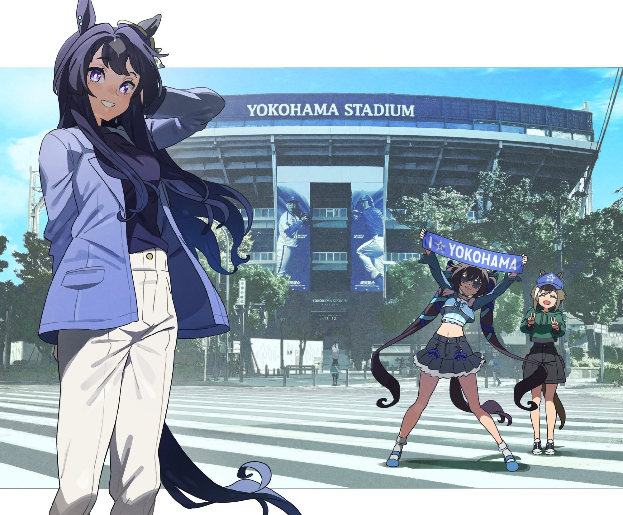 【P站画师】阳光马娘棒球场！画师かずえ的插画作品推荐