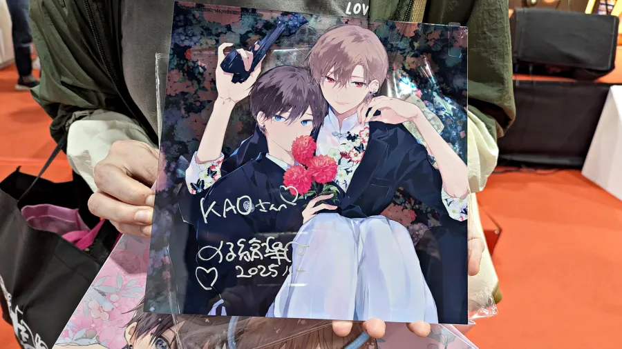 2025漫博:甜蜜寵溺主從BL《哈利路亞寶貝》作者 仔縞楽々 台灣首次簽名會集合滿滿的可愛💓 12 PXL 20250725 044604606