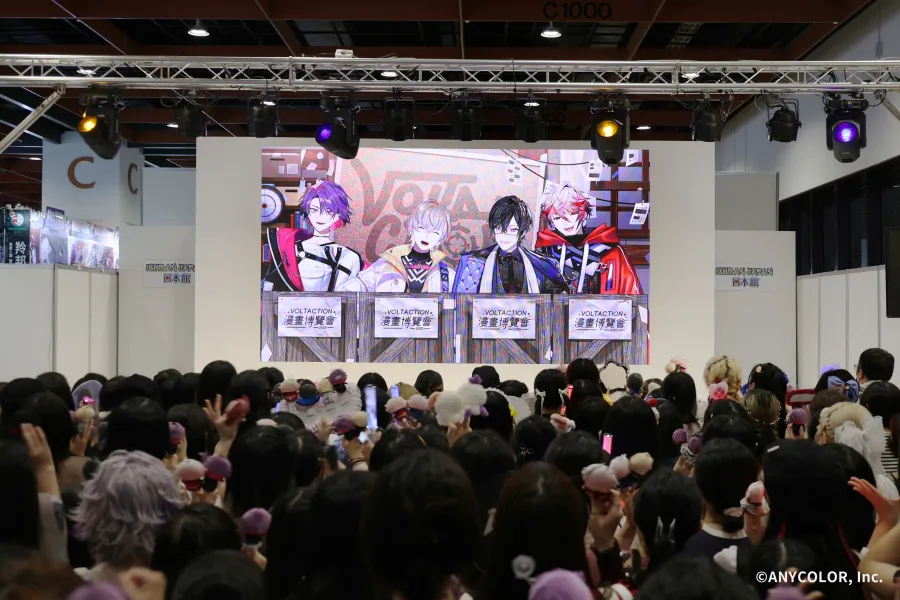 2025漫博：NIJISANJI人氣男子團體「VOLTACTION」日本館舞台猜謎遊戲＆迷你Live與粉絲歡樂互動！