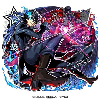 怪盜團參戰！《女神異聞錄５ 皇家版》×《怪物彈珠》首次合作活動8月16日開跑！