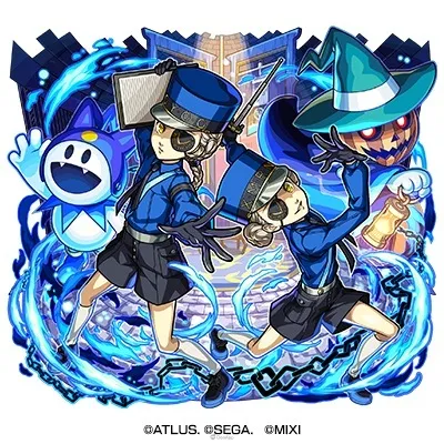 怪盜團參戰！《女神異聞錄５ 皇家版》×《怪物彈珠》首次合作活動8月16日開跑！