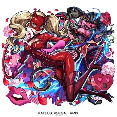 怪盜團參戰！《女神異聞錄５ 皇家版》×《怪物彈珠》首次合作活動8月16日開跑！