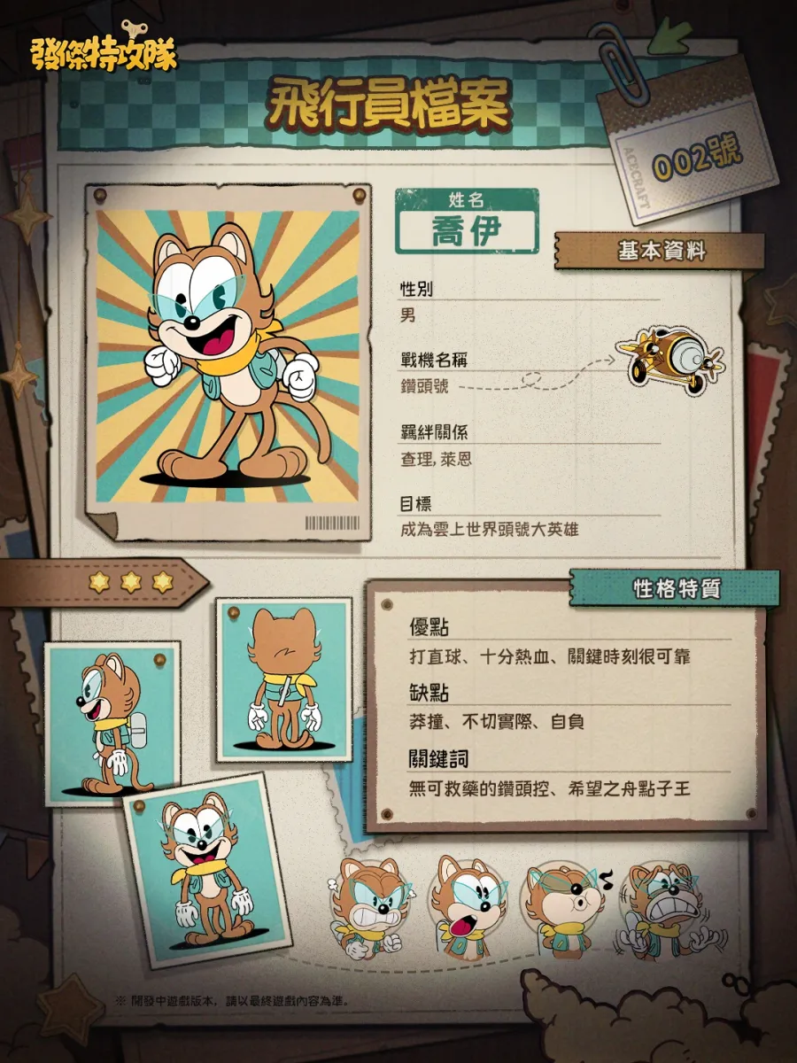 飛行射擊遊戲《發條特攻隊》宣布8月28日上線，《湯姆貓與傑利鼠》聯動同步推出！