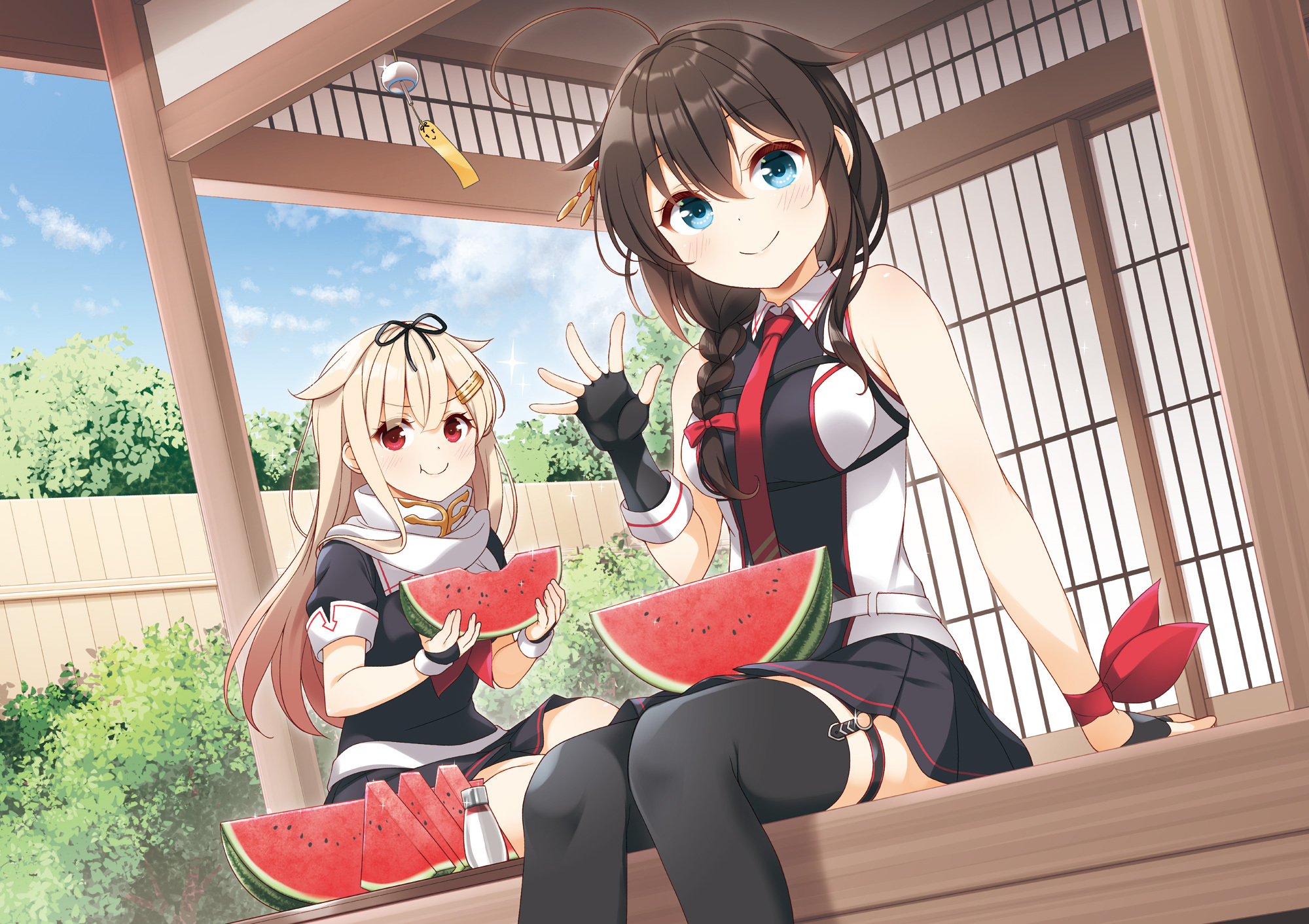 【P站画师】萌妹子吃饱了吗？画师ユメのオワリ的插画作品