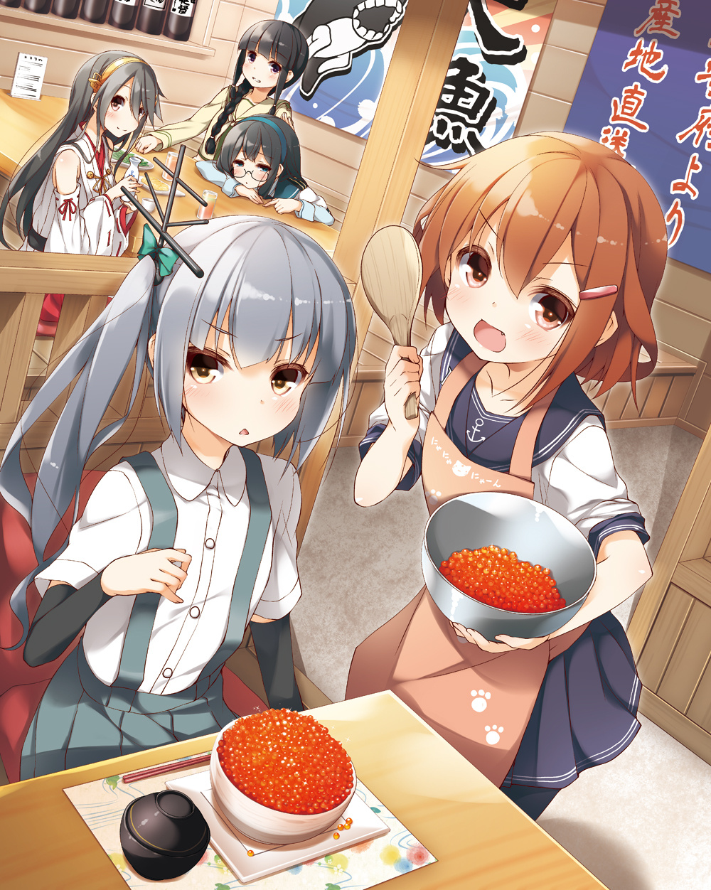 【P站画师】萌妹子吃饱了吗？画师ユメのオワリ的插画作品