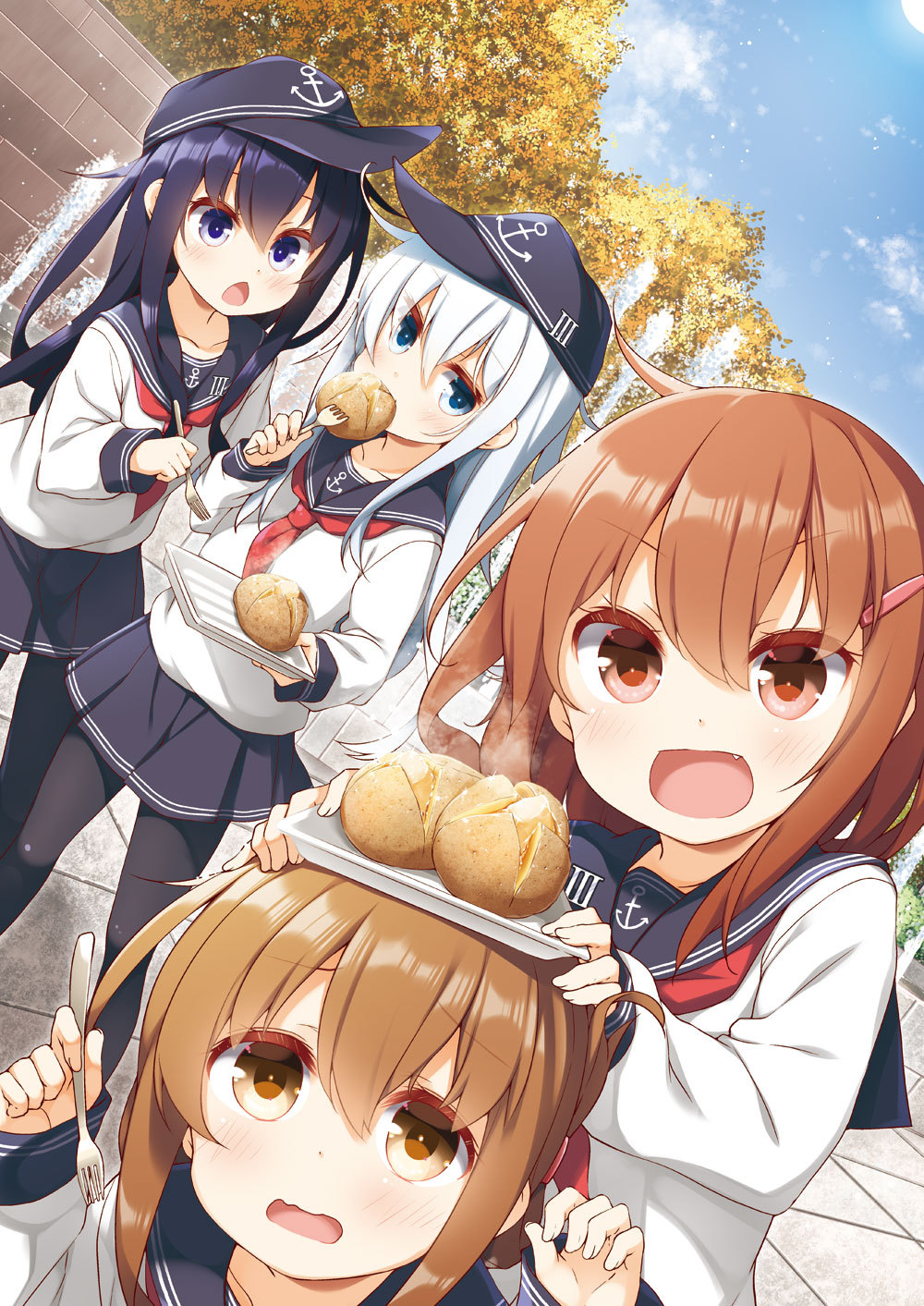 【P站画师】萌妹子吃饱了吗？画师ユメのオワリ的插画作品