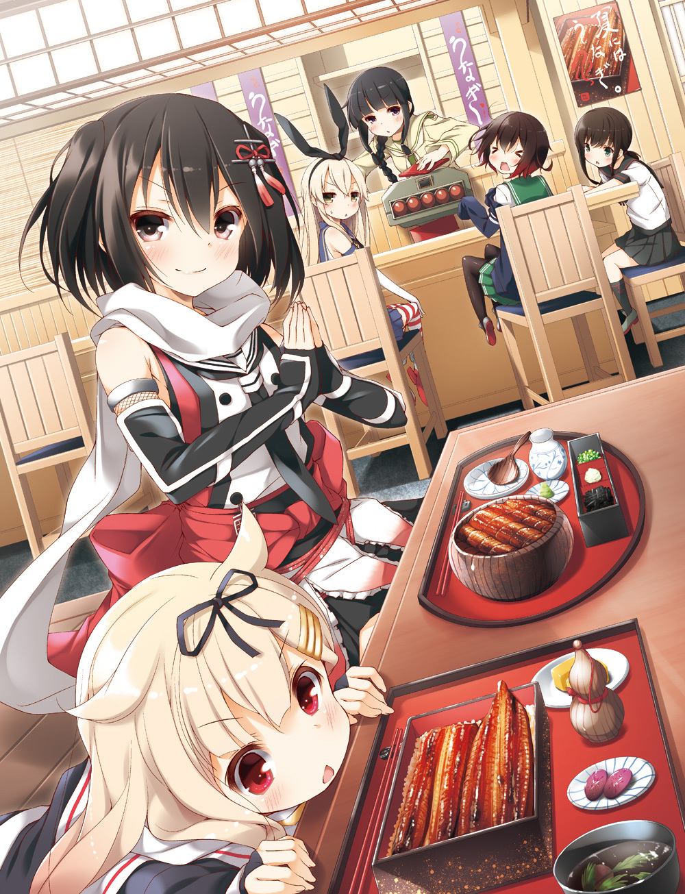 【P站画师】萌妹子吃饱了吗？画师ユメのオワリ的插画作品