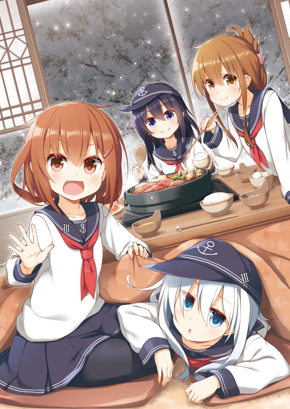 【P站画师】萌妹子吃饱了吗？画师ユメのオワリ的插画作品