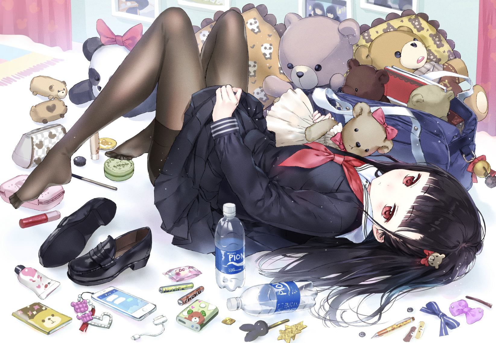 【P站画师】可爱的黑丝水手服JK美少女!韩国画师まきあっと的插画作品推荐 P站画师 | LycoPoi 【P站画师】可爱的黑丝水手服JK美少女!韩国画师まきあっと的插画作品推荐