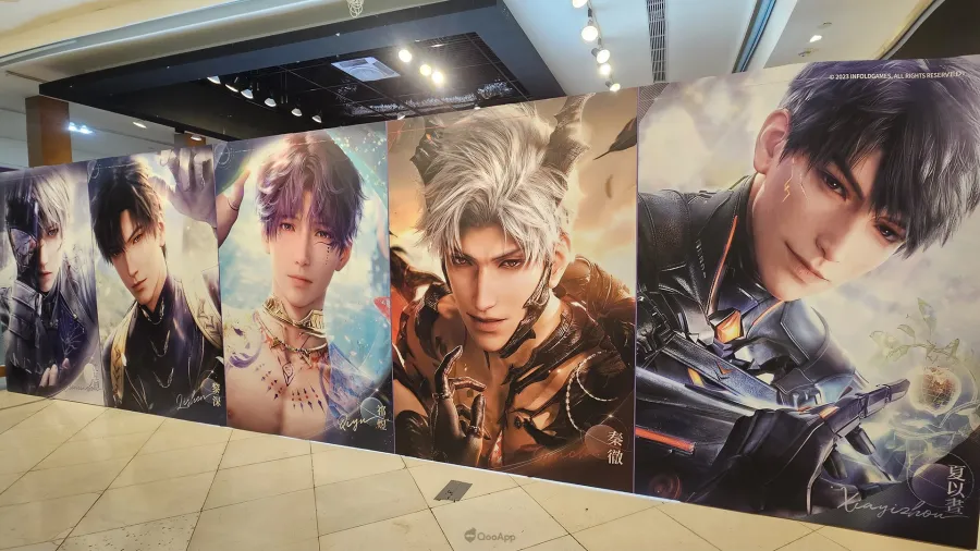 超沉浸戀愛互動遊戲《戀與深空 POP-UP STORE》開張！ 5位男主角與你浪漫相約高雄夢時代