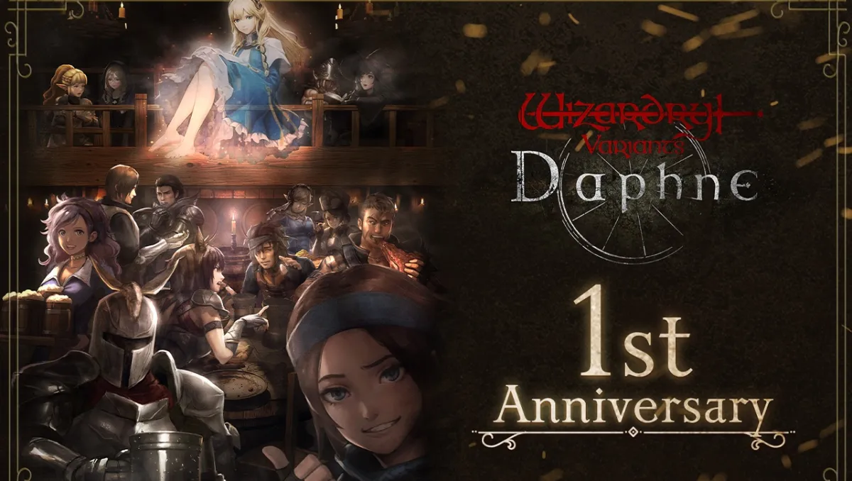《Wizardry Variants Daphne》迎來上線開始1週年！舉辦「王國黎明祭紀念活動」，全新冒險者「花街之巔 柚奈壬姬」、全新任務等豐富內容登場！