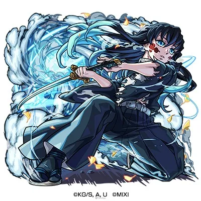 《怪物彈珠》×動畫《鬼滅之刃》第4彈合作活動熱血開跑!限定★6合作角色好康免費拿! 9 1023 monsterstrike ★6 Muichiro Tokito