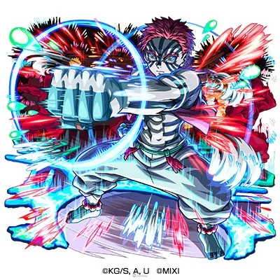 《怪物彈珠》×動畫《鬼滅之刃》第4彈合作活動熱血開跑!限定★6合作角色好康免費拿! 14 1023 monsterstrike ★6 Akaza