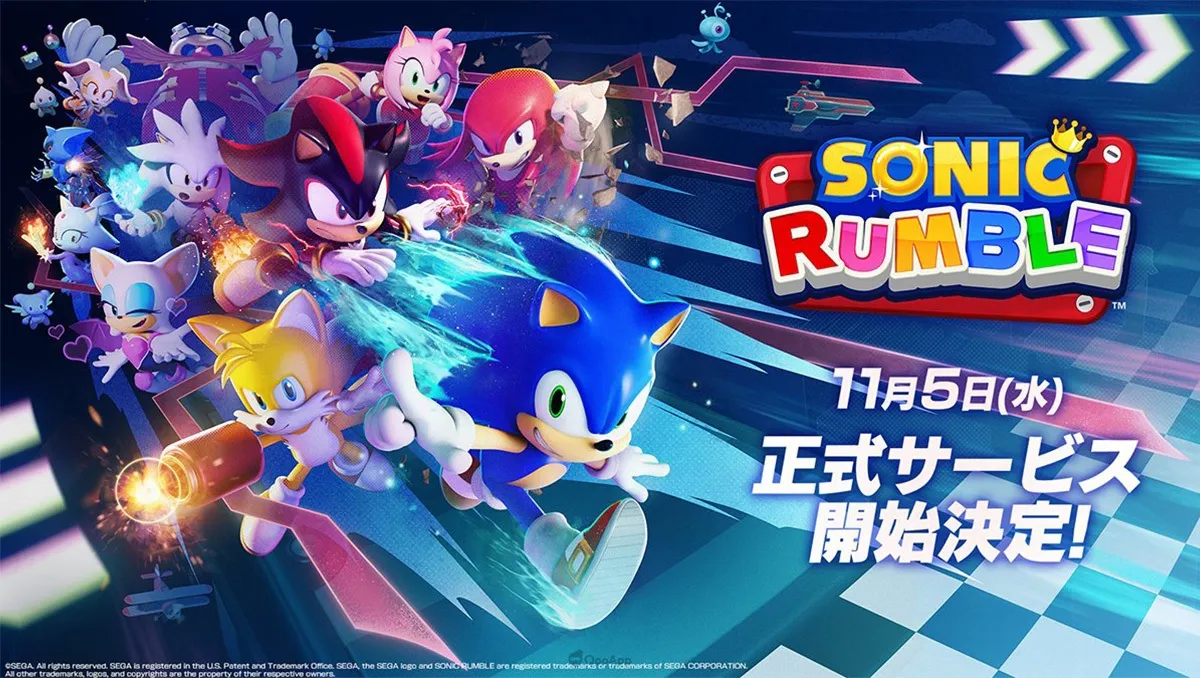索尼克系列全新多人競技派對遊戲《Sonic Rumble》全球正式上線！期間限定外觀及遊戲貼圖等你拿
