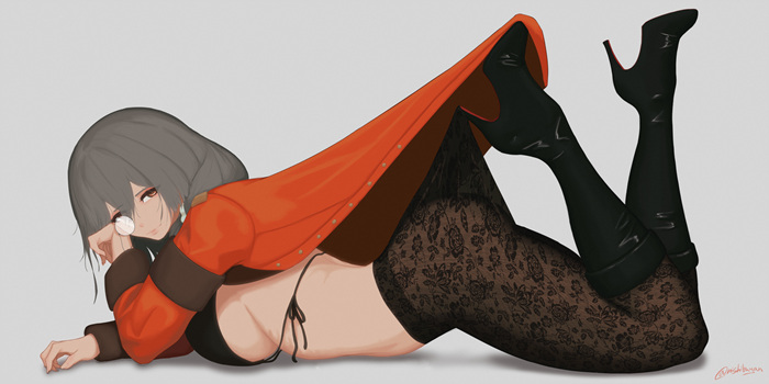 每周P站美图推荐——鞋跟勾丝袜特辑