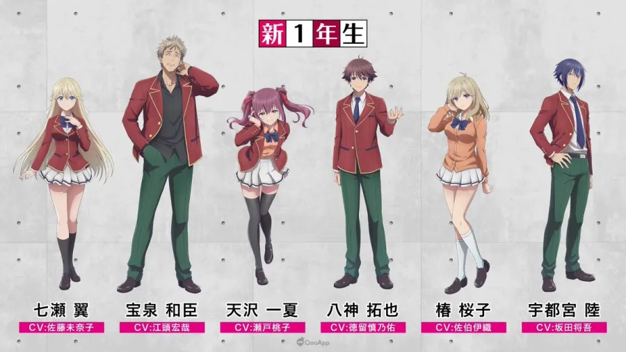 《歡迎來到實力至上主義的教室》第四季確定2026年4月開播!公開新一年級生佐伯伊織、坂田將吾等6名演出聲優! 2 G51rl7MbkAE8Ma1