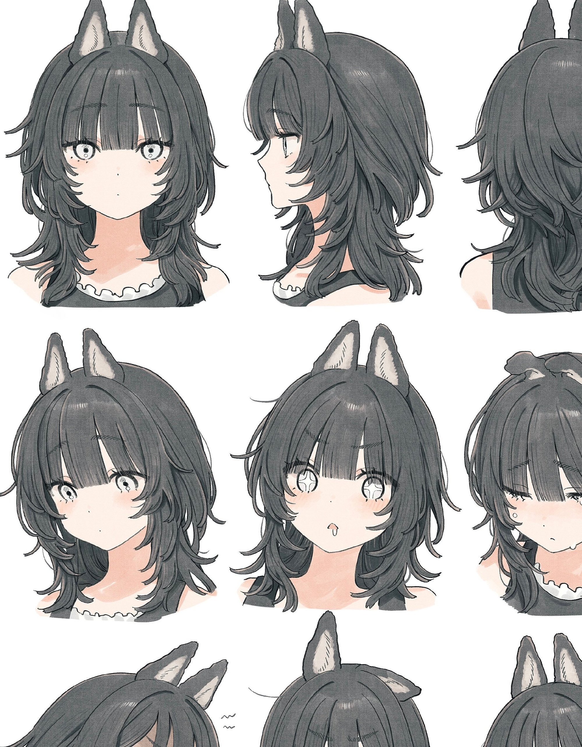 《星期一》可爱的丸子头