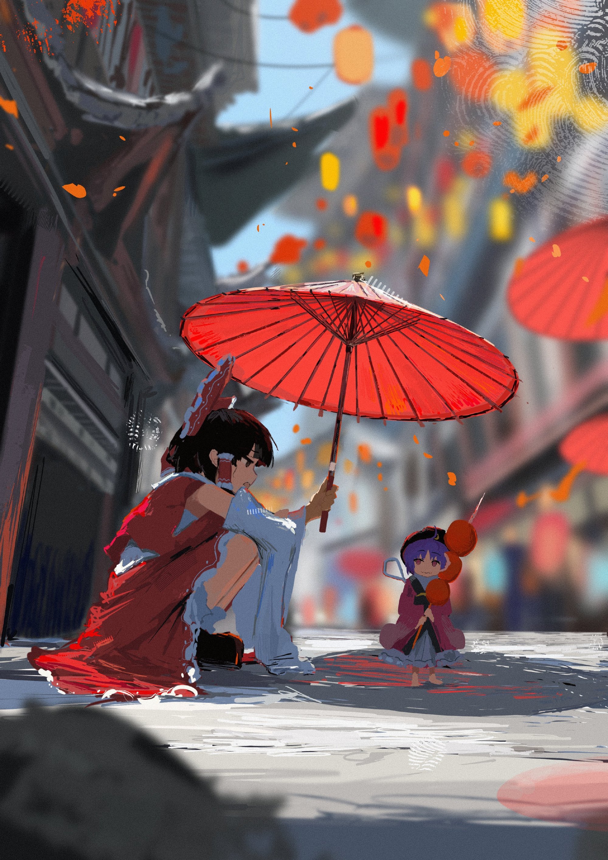 【P站画师】萌妹子与风景。画师こうこうや的插画作品推荐