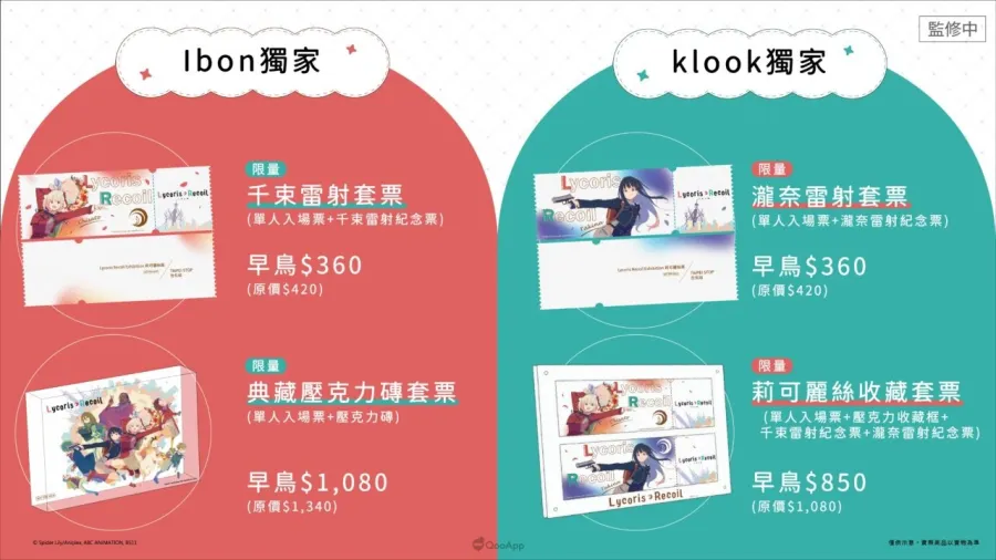 《Lycoris Recoil 莉可麗絲展~seize the day~》早鳥票正式開賣!票價、票種與特典完整公開! 2 1201新聞稿配圖 01