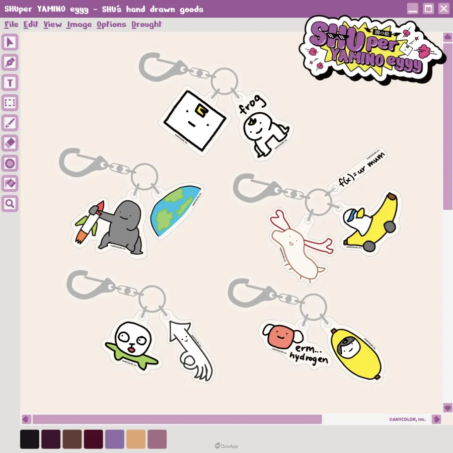 NIJISANJI EN Shu Yamino 個人手繪原創商品系列12月6日全球同步開賣！