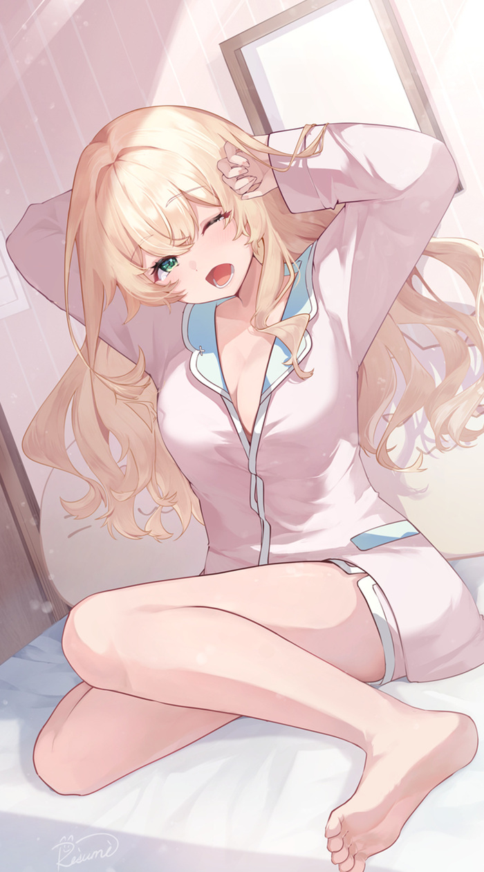 每周P站美图推荐——睡眼朦胧特辑