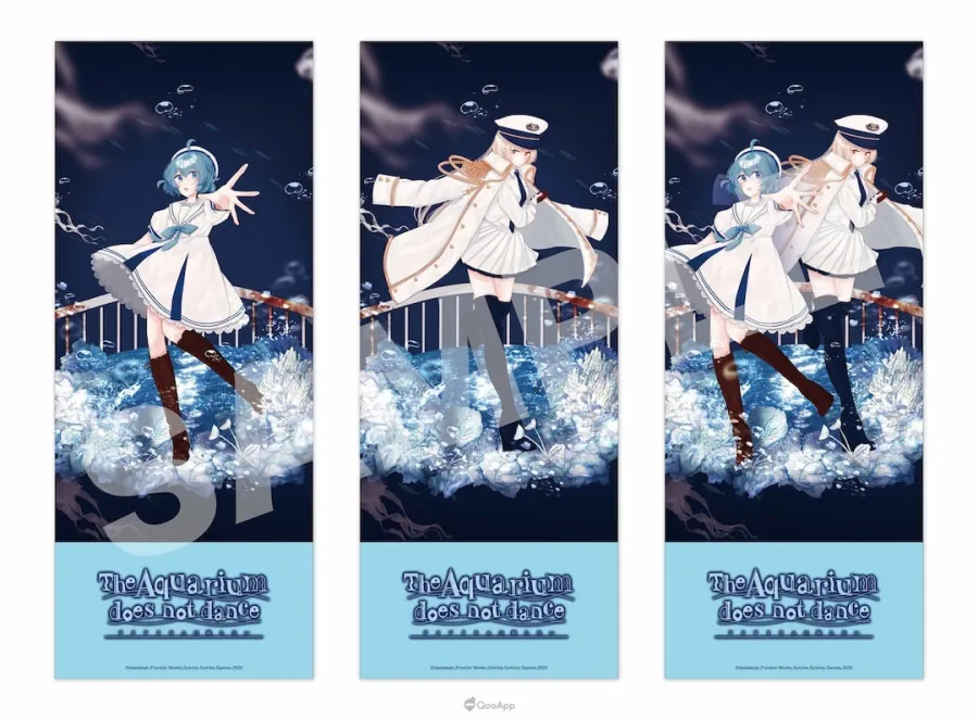 《水族館不會跳舞》票券風格卡片（共三款）
