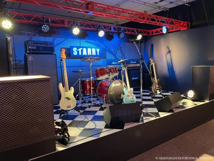 03 孤獨搖滾動畫展 展區示意圖