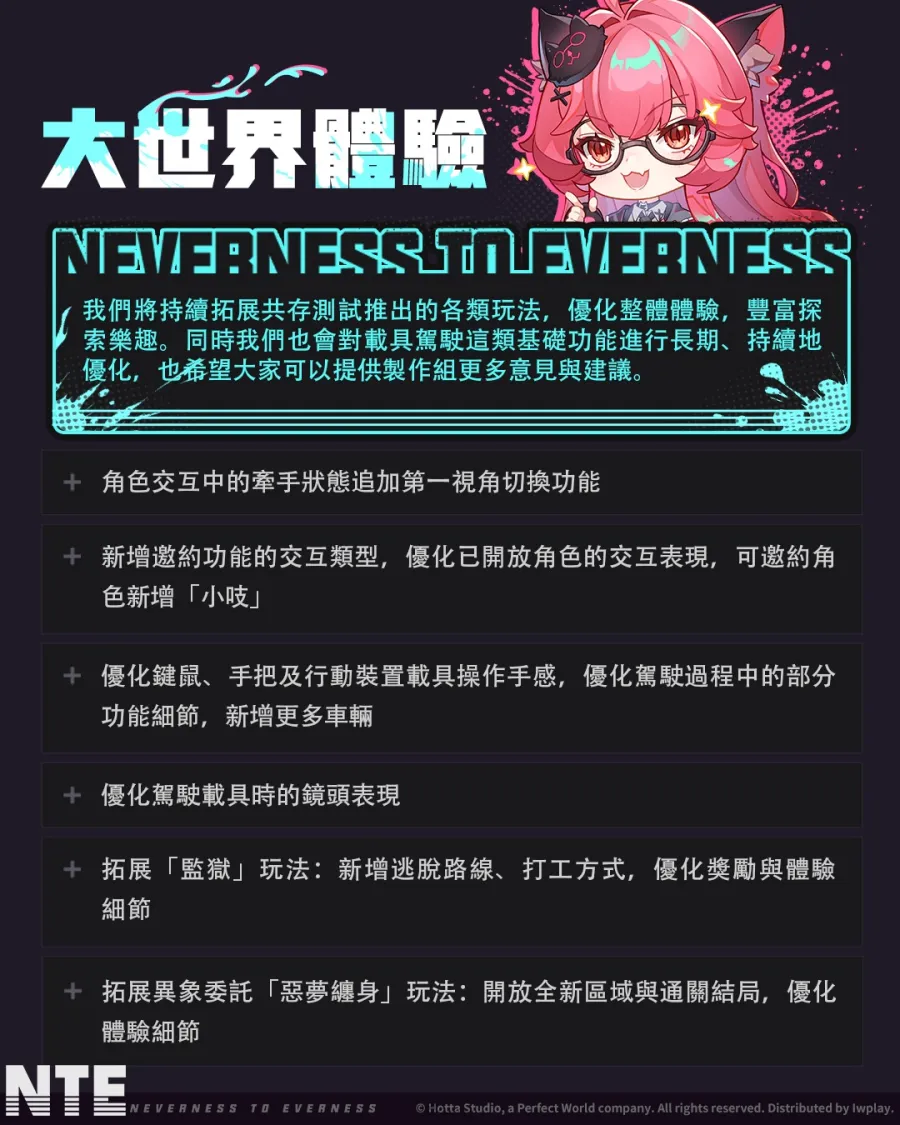 超自然都市開放世界RPG《異環》宣布將於4月29日多平台同步上市! 「異能者集結活動」本日開啟 6 0226 nte PIC03 5