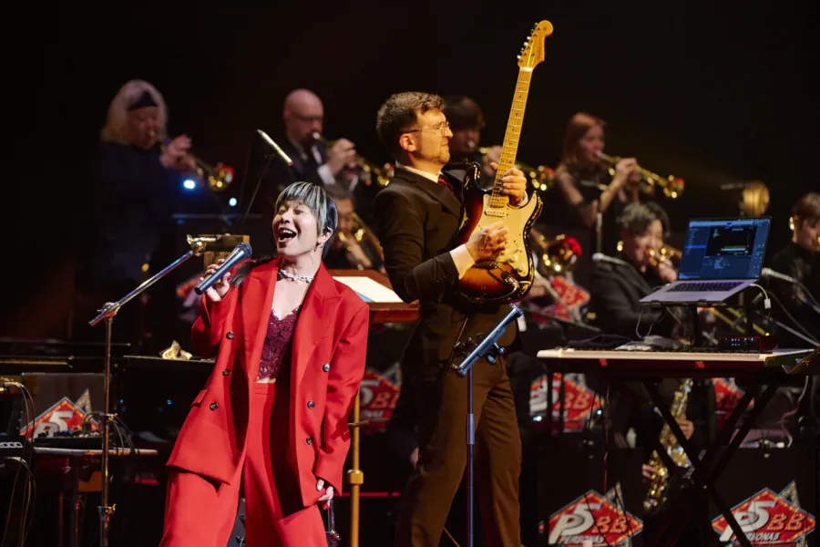 圖2. 《女神異聞錄 5》爵士大樂隊音樂會 由國際陣容爵士大樂隊現場演奏 凡事策劃提供