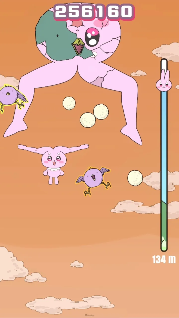 《超時空輝耀姬!》劇中遊戲《太ももうさぎの大撃腿》推出Android版,用大腿在空中展開難以理解的戰鬥! 6 0320 daigekitai Android unnamed 5