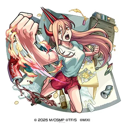 動畫《鏈鋸人》×《怪物彈珠》第2彈合作活動4月1日開跑!劇場版角色登場,合作轉蛋初次10連免費抽 2 0330 monster strike chainsawman event part 2 01