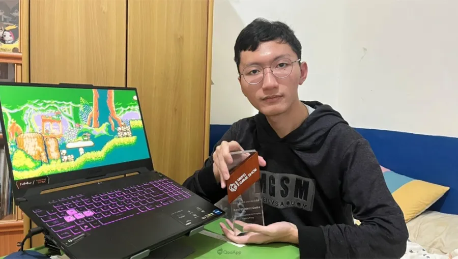 從國小開始一個人做遊戲！SmellyFrog《阿嘓大冒險：漂流之空》奪Indie Game Award 2026最佳學生遊戲