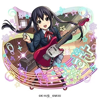 闇屬性★6 節奏吉他手 中野梓（獸神化） horz