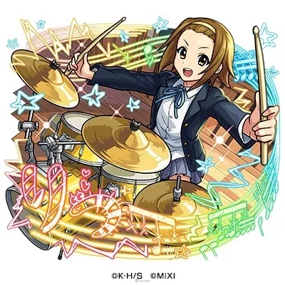 光屬性★6 鼓手 田井中律（獸神化） horz