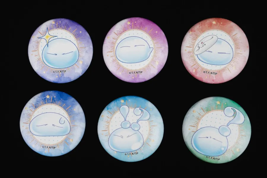 04.《轉生史萊姆》扭蛋機 皮質胸章全6款