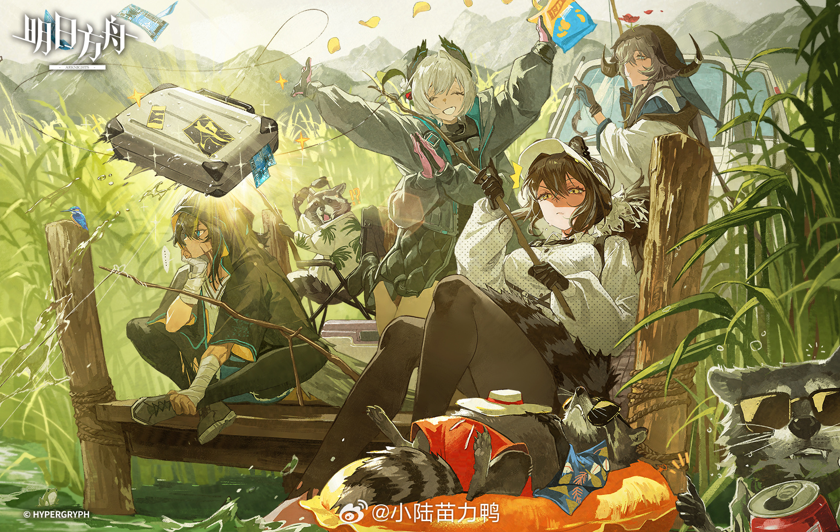 明日方舟七周年贺图收集，拿去当壁纸吧