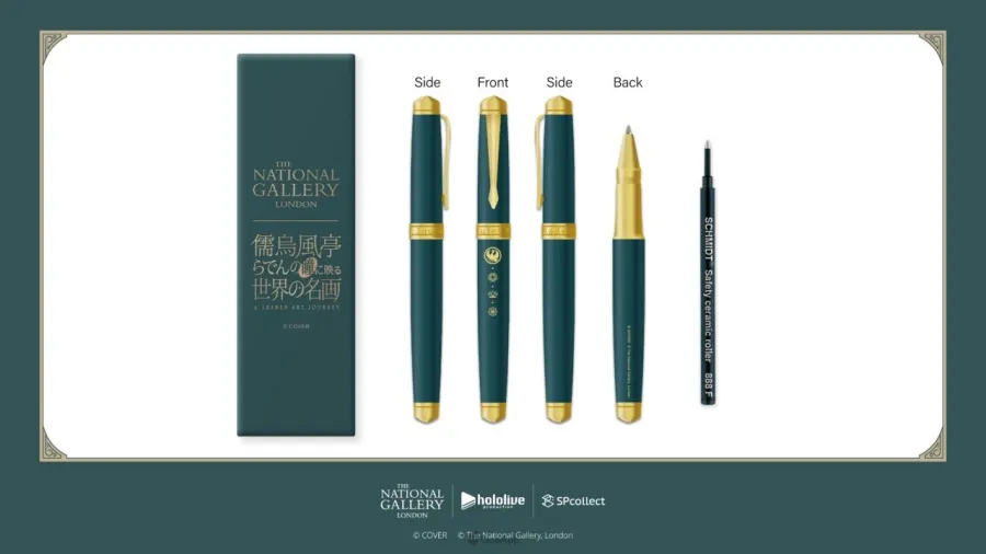 英國國家藝廊×儒烏風亭螺鈿跨界聯名!3幅世界名畫合作商品5月20日起開放預購! 6 06 聯名鋼珠筆