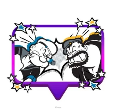 《Sonic Rumble Party》&《Popeye(大力水手)》聯動活動正式開跑! 8 Sonic Rumble Party Popeye stickers