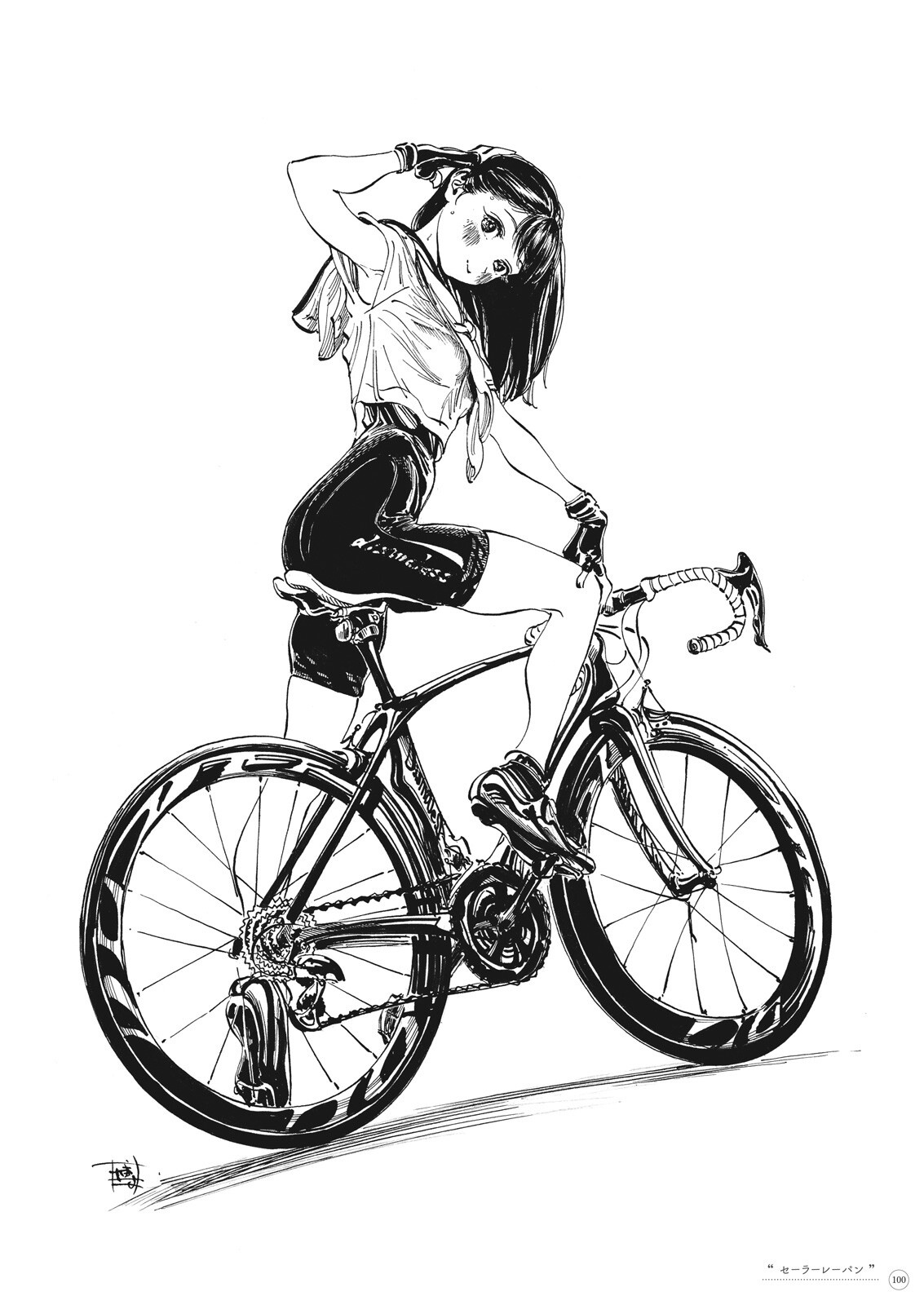 青春可爱的明日酱!《明日同学的水手服》作者“博”插画集 图包画集 | LycoPoi 青春可爱的明日酱!《明日同学的水手服》作者“博”插画集