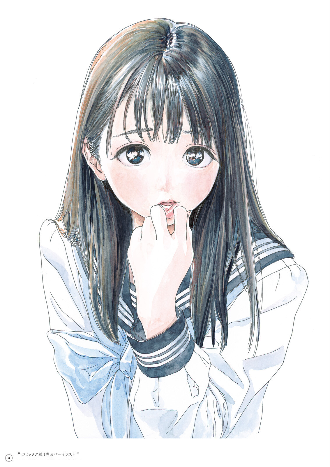 青春可爱的明日酱!《明日同学的水手服》作者“博”插画集 图包画集 | LycoPoi 青春可爱的明日酱!《明日同学的水手服》作者“博”插画集