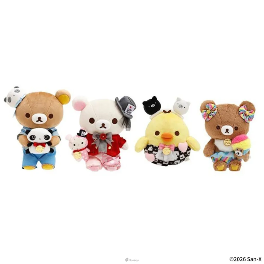 「San-X 90週年紀念展」海外首展6月27日台北微風廣場開展!拉拉熊、角落小夥伴台灣限定新裝可愛亮相! 9 09 San X90週年紀念展in台灣 日版絨毛玩偶