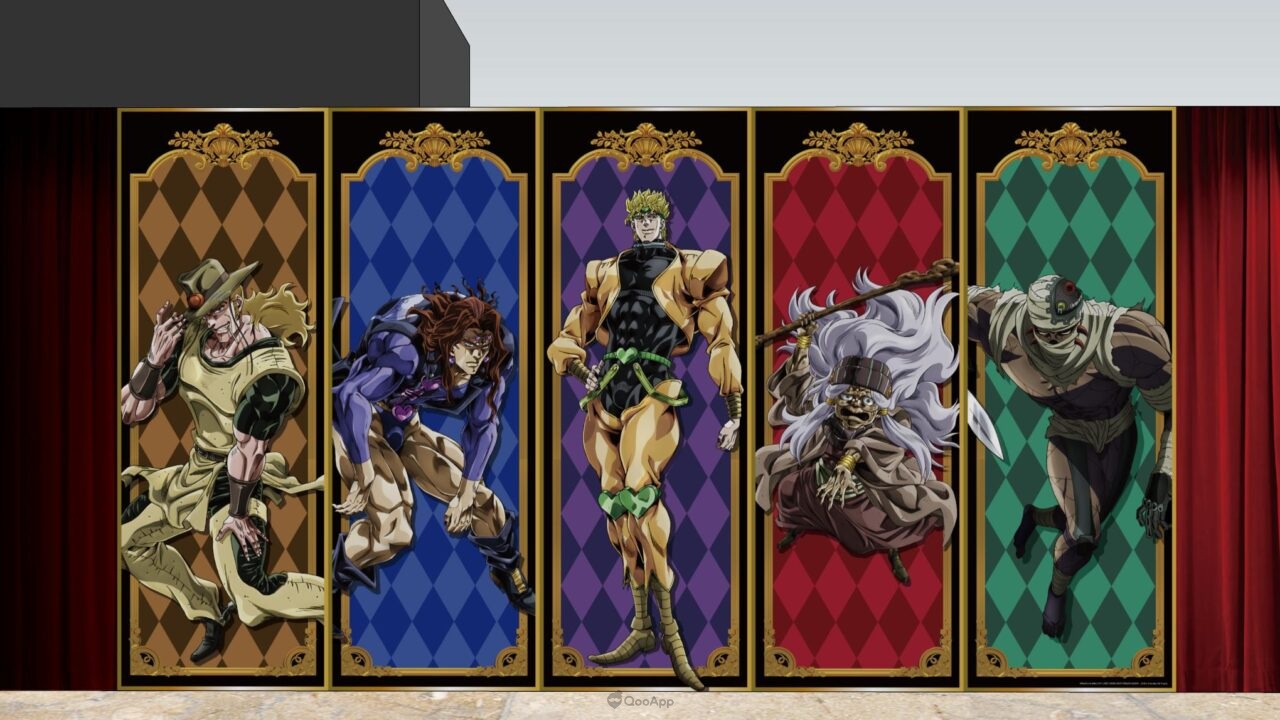 《JoJo的奇妙冒險 星塵遠征軍》快閃店&《飆馬野郎JoJo的奇妙冒險》複製原畫展6月26日新光南西同步登場 4 %E5%8F%8D%E6%B4%BE%E8%83%8C%E6%99%AF%E7%89%86