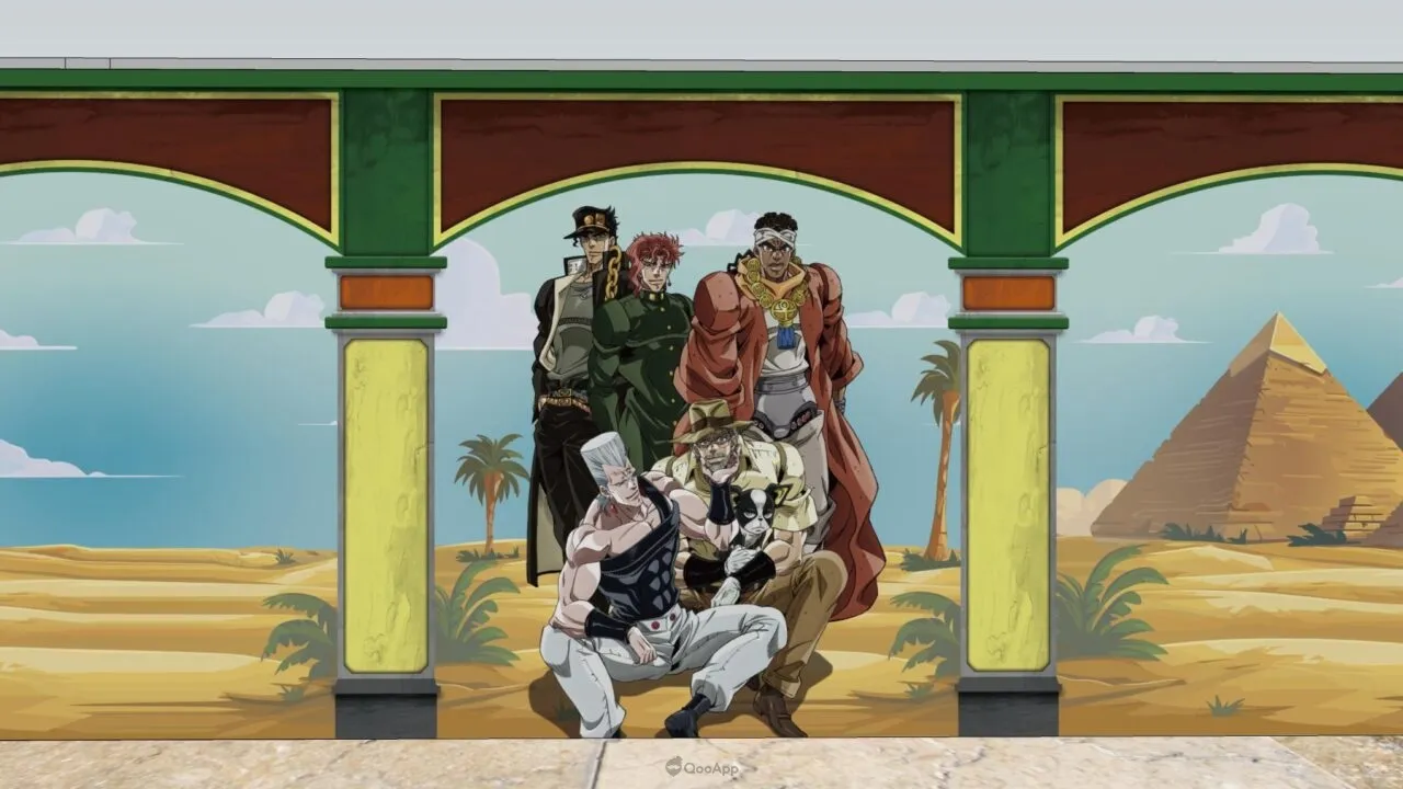 《JoJo的奇妙冒險 星塵遠征軍》快閃店&《飆馬野郎JoJo的奇妙冒險》複製原畫展6月26日新光南西同步登場 9 %E5%87%BA%E7%99%BC%E5%89%8D%E7%9A%84%E5%90%88%E7%85%A7